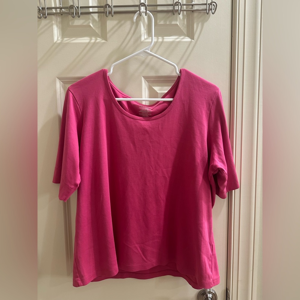 L.L Bean Women's Pink Top
